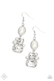 Showtime Twinkle - White Earrings – Paparazzi Accessories