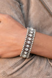 Ritzy Reboot - White Bracelet – Paparazzi Accessories