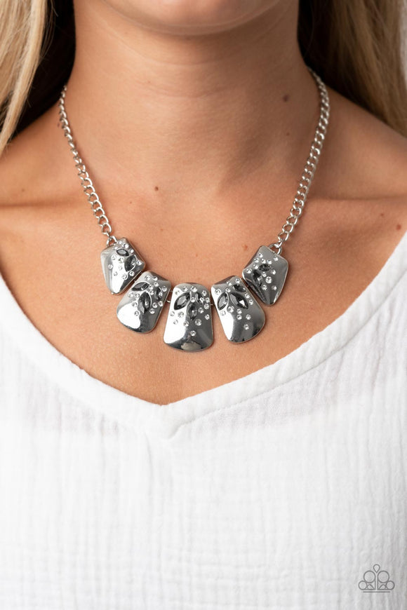 Jubilee Jingle - Silver Necklace – Paparazzi Accessories