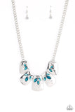 Jubilee Jingle - Blue Necklace - Paparazzi Accessories