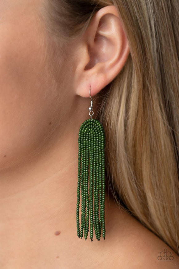 Right as RAINBOW - Green Earrings – Paparazzi Accessories