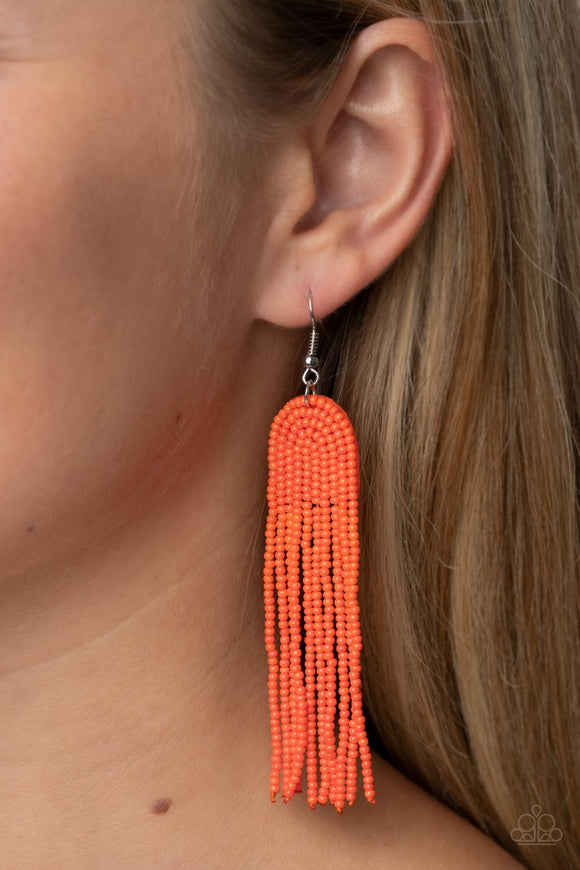 Right as RAINBOW - Orange Earrings – Paparazzi Accessories