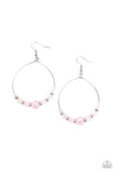 Ambient Afterglow - Pink Earrings – Paparazzi Accessories