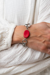Hola, SONORA - Red Bracelet - Paparazzi Accessories