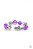 Pretty Persuasion - Purple Bracelet - Paparazzi Accessories