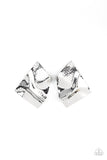 Modern Maverick - Silver Earrings – Paparazzi Accessories