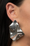 Modern Maverick - Silver Earrings – Paparazzi Accessories