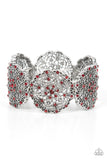 All in the Details - Red Bracelet – Paparazzi Accessories
