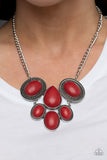 All-Natural Nostalgia - Red Necklace – Paparazzi Accessories