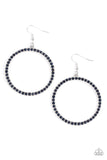 Head-Turning Halo - Blue Earrings – Paparazzi Accessories