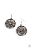 Tangible Twinkle - Brown Earrings – Paparazzi Accessories