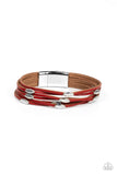 Cruise Control Soul - Red Bracelet – Paparazzi Accessories