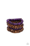 Fiji Fiesta - Purple Bracelet - Paparazzi Accessories