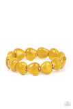 GLAZE a Trail - Yellow Bracelet – Paparazzi Accessories