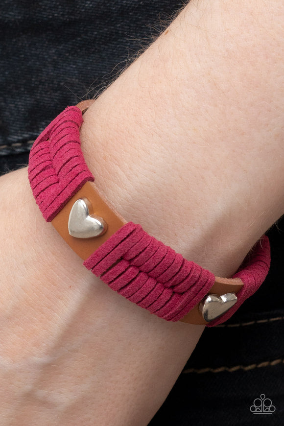 Lusting for Wanderlust - Pink Bracelet – Paparazzi Accessories