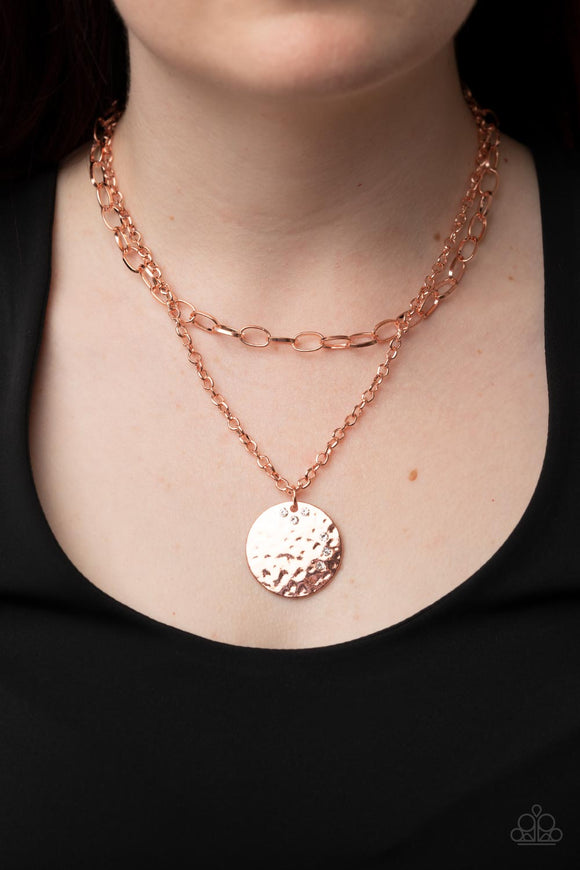 Highlight of My Life - Copper Necklace – Paparazzi Accessories