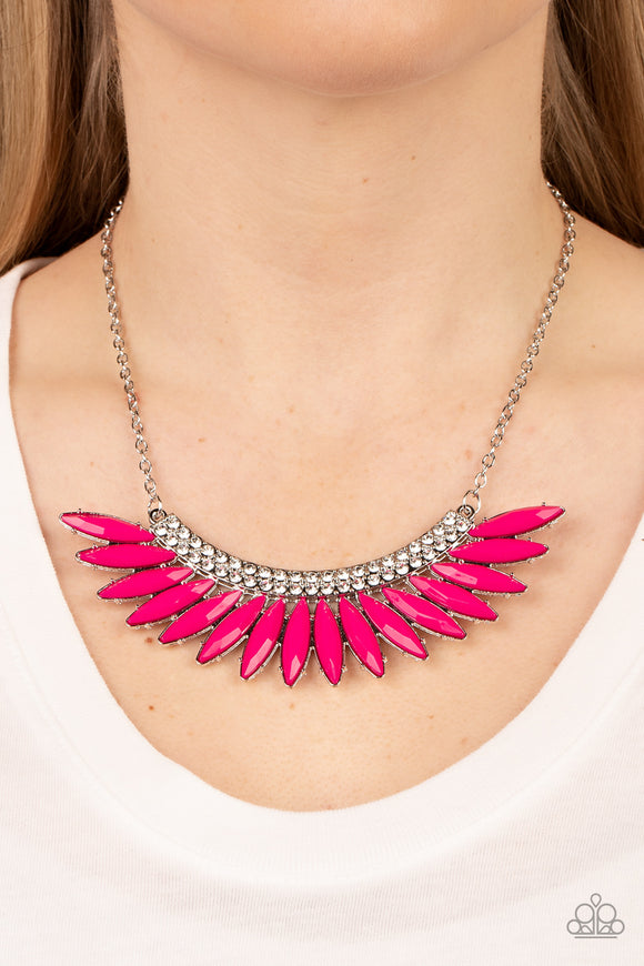 Flauntable Flamboyance - Pink Necklace – Paparazzi Accessories