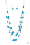 Prismatic Pose - Blue Necklace – Paparazzi Accessories