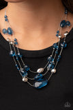 Prismatic Pose - Blue Necklace – Paparazzi Accessories