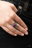 Galactic Governess - Purple Ring – Paparazzi Accessories