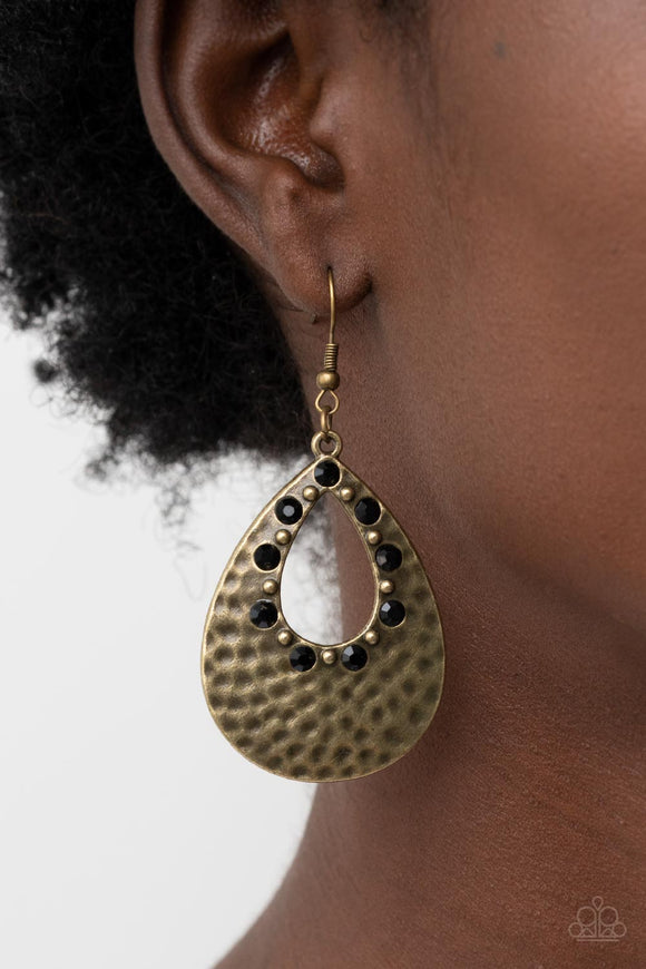 Terraform Twinkle - Black Earrings – Paparazzi Accessories