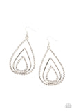 Tastefully Twisty - Silver Earrings – Paparazzi Accessories