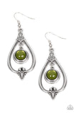 Ethereal Emblem - Green Earrings – Paparazzi Accessories