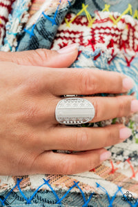 Teeming With Texture - Silver Ring – Paparazzi Accessories