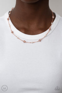Rumored Romance - Copper Necklace – Paparazzi Accessories