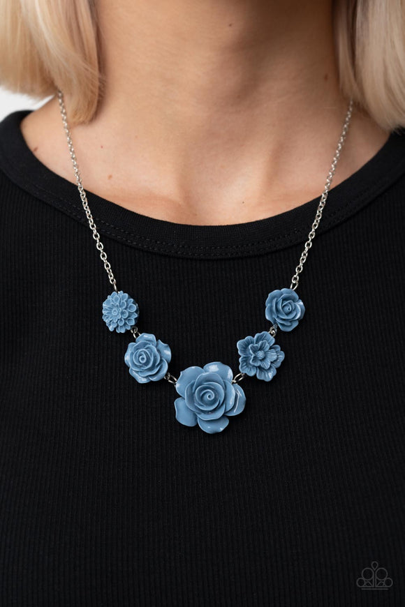 PRIMROSE and Pretty - Blue Necklace – Paparazzi Accessories