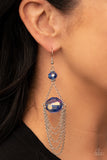 Ethereally Extravagant - Blue Earrings – Paparazzi Accessories