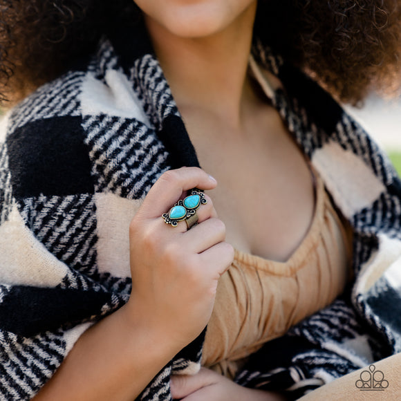 Adobe Garden - Brass Ring - Paparazzi Accessories