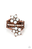 Precious Petals - Copper Ring - Paparazzi Accessories