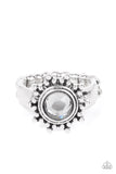 Expect Sunshine and REIGN - Silver Ring - Paparazzi Accessories