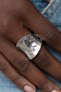 Hammer Down - Silver Ring – Paparazzi Accessories