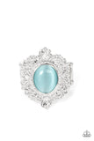 Delightfully Dreamy - Blue Ring - Paparazzi Accessories