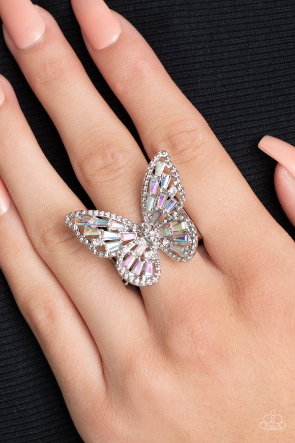 Bright-Eyed Butterfly - Multi Ring – Paparazzi Accessories