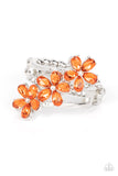 Posh Petals - Orange Ring – Paparazzi Accessories