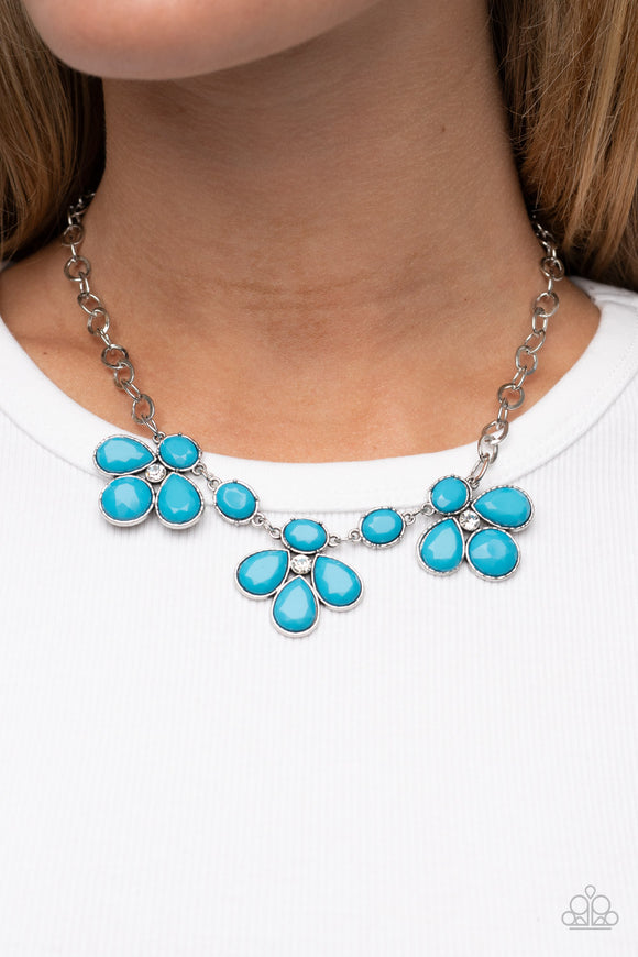 SELFIE-Worth - Blue Necklace – Paparazzi Accessories