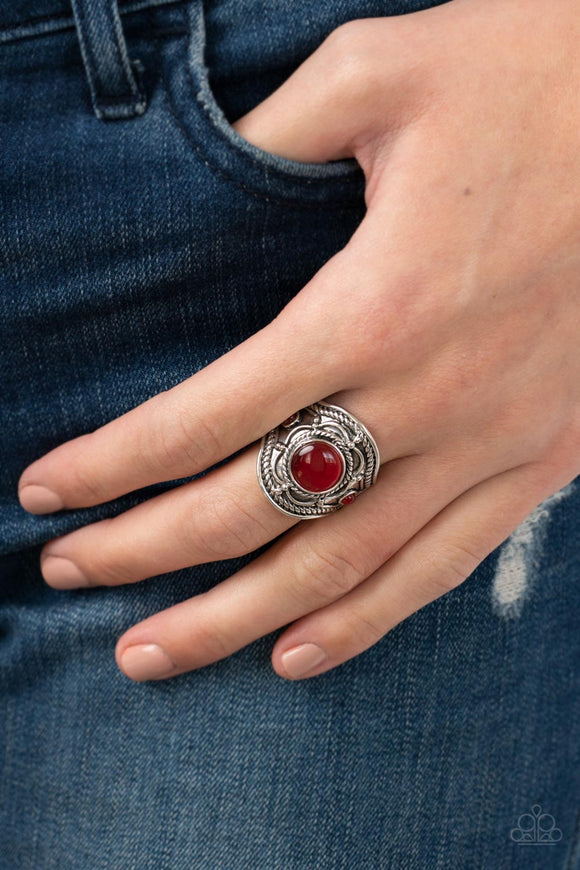 Exuberant Escapade - Red Ring – Paparazzi Accessories