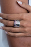 Sizzling Sultry - Purple Ring - Paparazzi Accessories