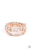 Fractal Fascination - Rose Gold Ring – Paparazzi Accessories