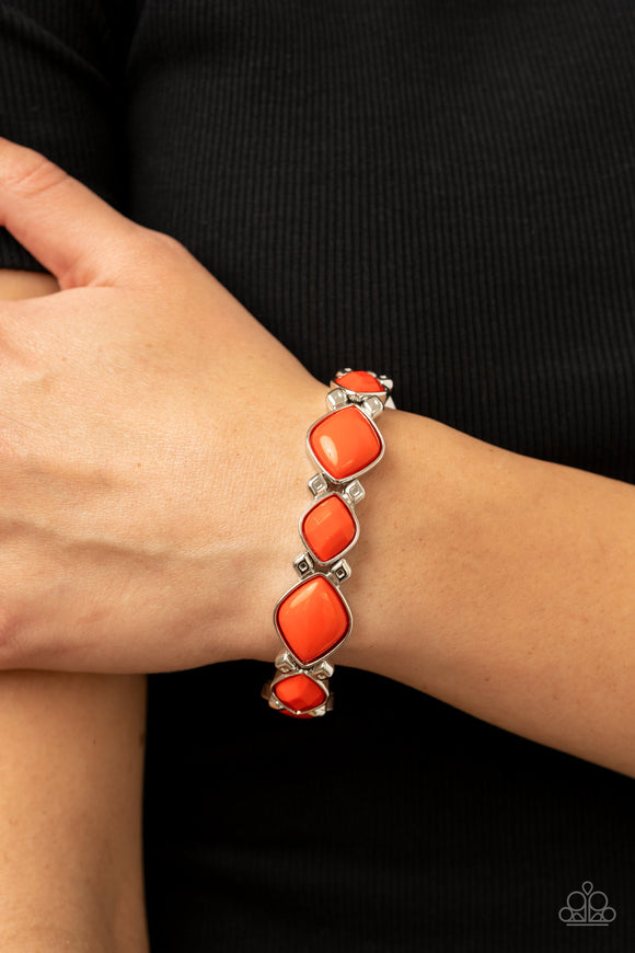 Boldly BEAD-azzled - Orange Bracelet – Paparazzi Accessories