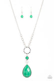 Valley Girl Glamour - Green Necklace – Paparazzi Accessories