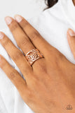 Farmhouse Foliage - Rose Gold Ring – Paparazzi Accessories