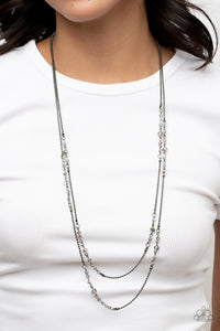 Petitely Prismatic - Black Necklace – Paparazzi Accessories