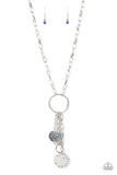 Trinket Twinkle - Blue Necklace - Paparazzi Accessories