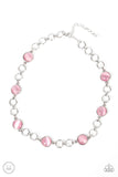 Dreamy Distractions - Pink Necklace - Paparazzi Accessories