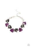 Pumped up Prisms - Purple Bracelet – Paparazzi Accessories