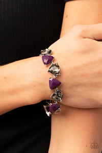 Pumped up Prisms - Purple Bracelet – Paparazzi Accessories
